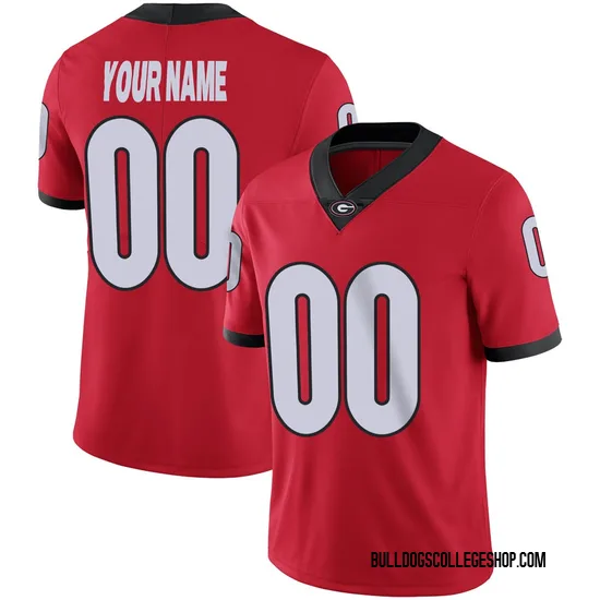 nike georgia bulldogs custom football jersey