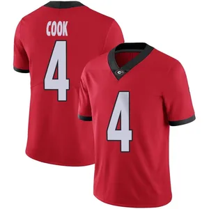 James Cook Georgia Bulldogs Jersey red – Classic Authentics