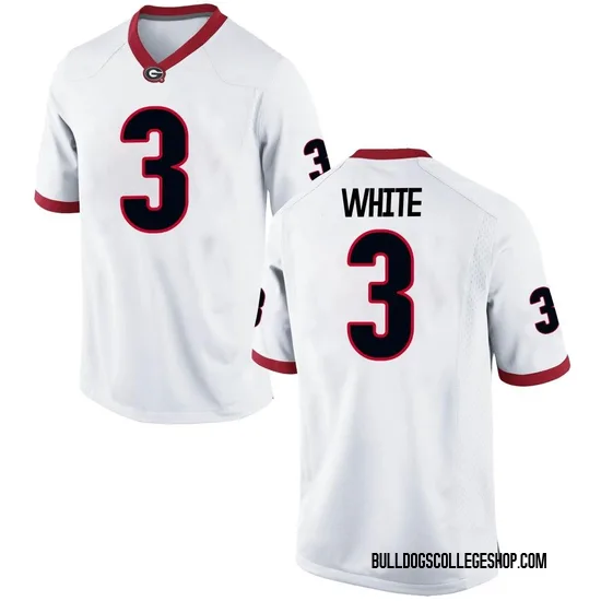 Men Georgia Bulldogs #00 Customized Elite White College Football Jersey  557432-868 - Georgia Bulldogs Custom Jersey 